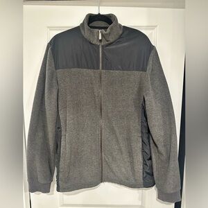 Apt. 9 Men's Charcoal and Black Zip-Up Sweater